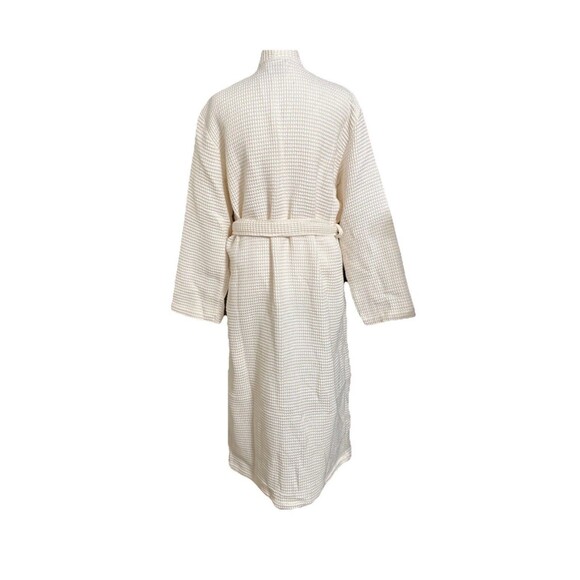 Quince Organic Turkish Waffle Robe Ivory Cream Women’s Sz M New In Package - Picture 3 of 3